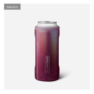 Brumate Hopsulator Slim, glitter merlot, NWT
